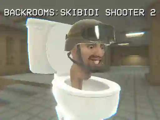 Jwèt Backrooms: Skibidi Shooter 2 sou entènèt
