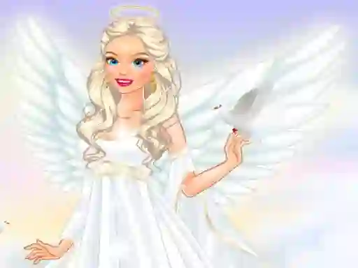 Jwèt Sweet angel dress up sou entènèt