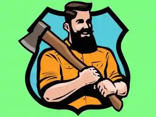Jwèt Woodcutter 3D sou entènèt