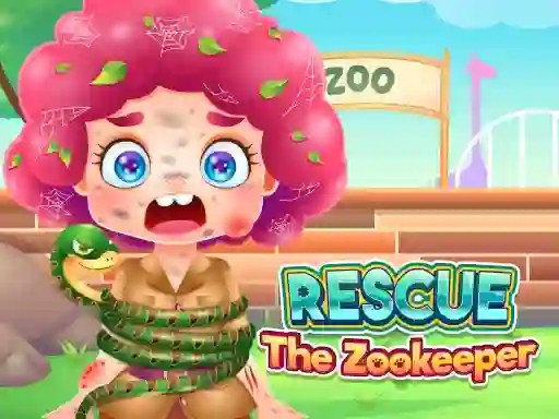Jwèt Funny Rescue Zookeeper sou entènèt