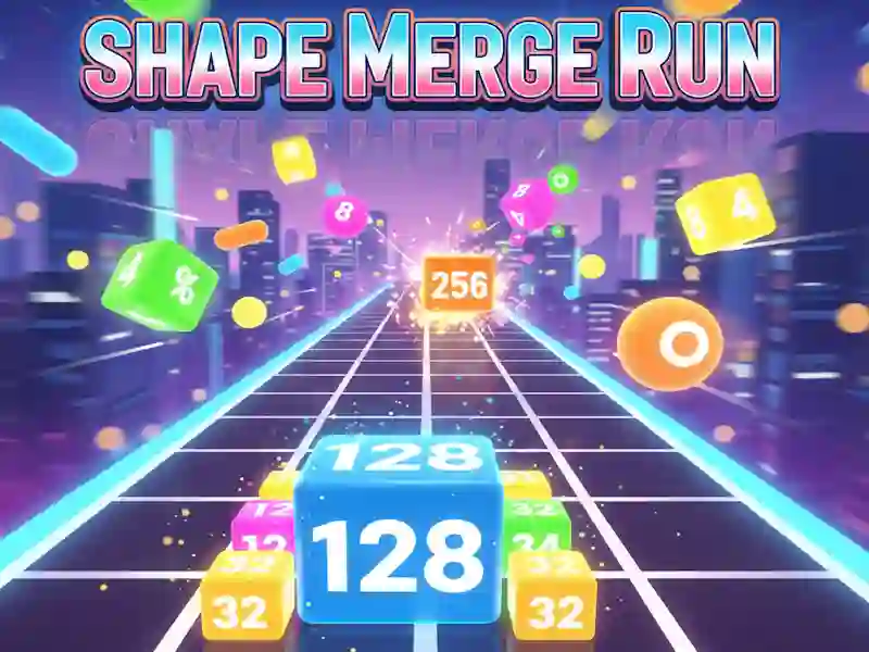 Jwèt Shape Merge Run sou entènèt