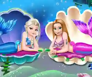 Jwèt Mermaid Princesses Dress up sou entènèt