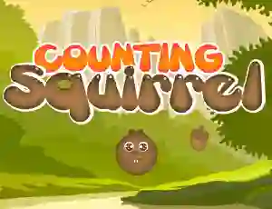 Jwèt Counting Squirrel sou entènèt