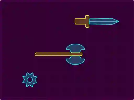 Jwèt Physics Knife sou entènèt
