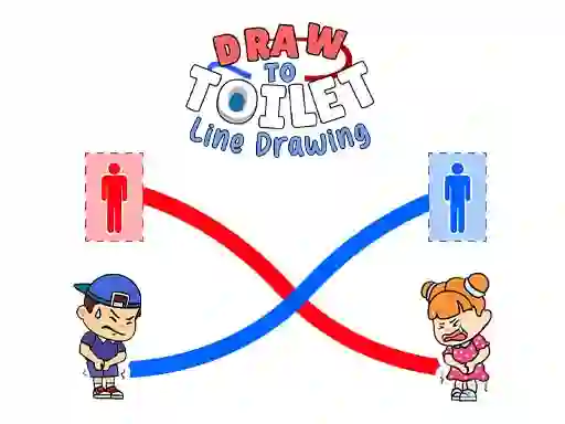 Jwèt Draw To Toilet Line Drawing sou entènèt