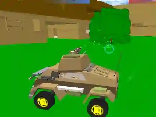 Jwèt Blocky Wars 3d Toonfare sou entènèt
