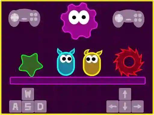 Jwèt Neon Slimes sou entènèt