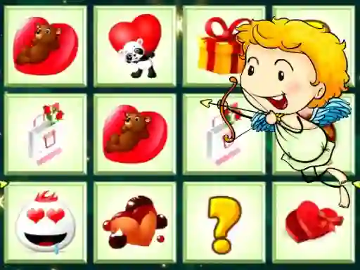 Jwèt Valentines Cards Match sou entènèt