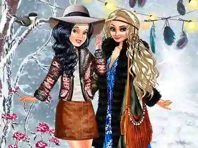 Jwèt Boho Winter With Princess sou entènèt