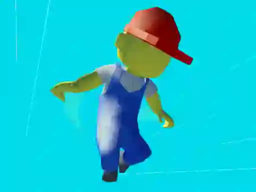 Jwèt Parkour Run 3d.io sou entènèt