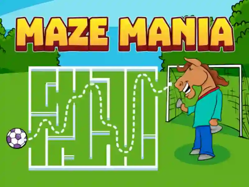Jwèt Maze Mania sou entènèt