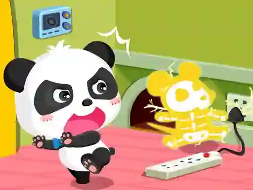 Jwèt Baby Panda Home Safety sou entènèt