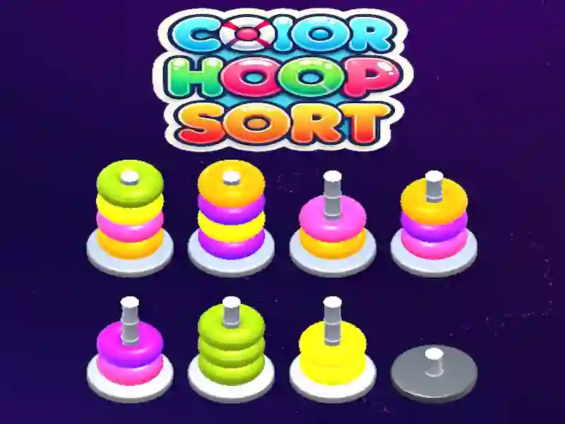 Jwèt Color Hoop Sort sou entènèt