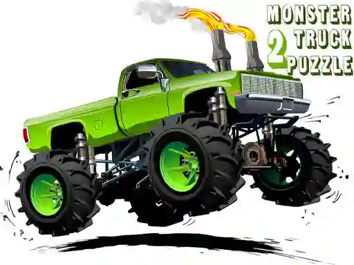 Jwèt Monster Truck Puzzle 2 sou entènèt