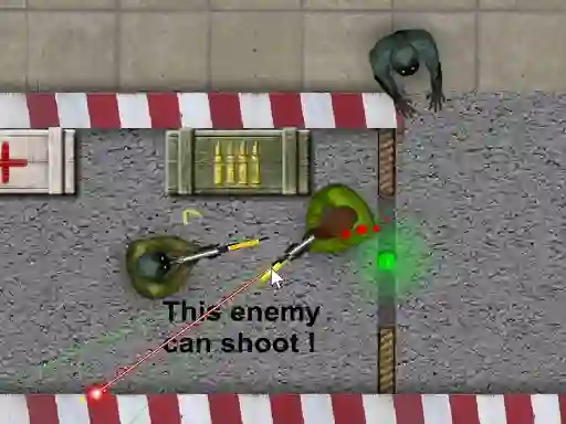 Jwèt Zombie Shooting 2D sou entènèt