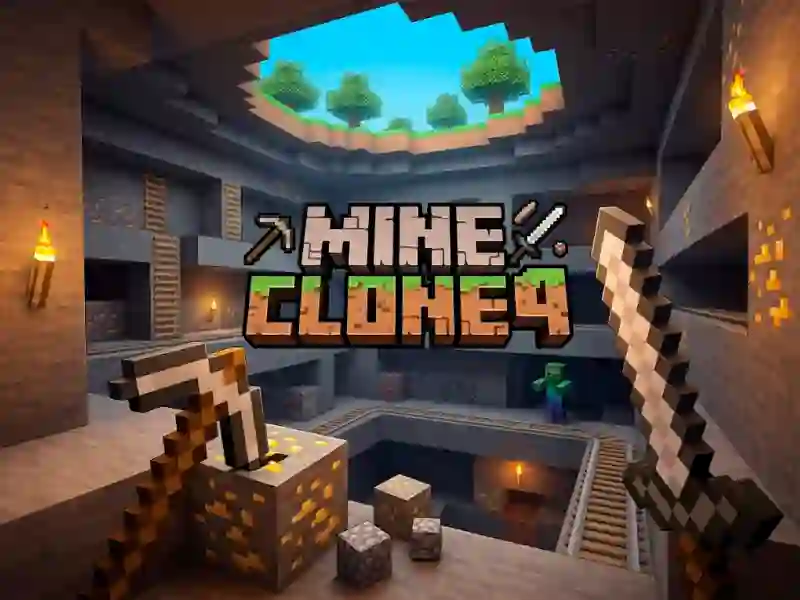 Jwèt Mine Clone 4 sou entènèt