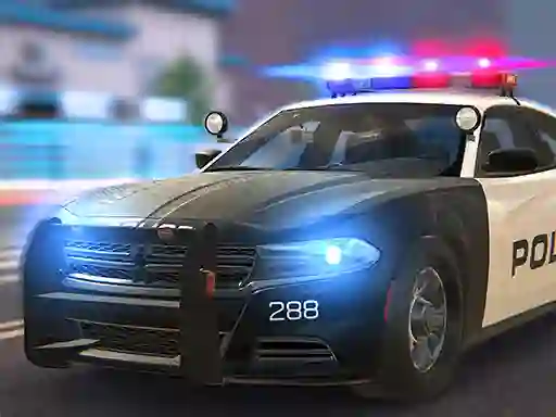 Jwèt Police Car Simulator sou entènèt