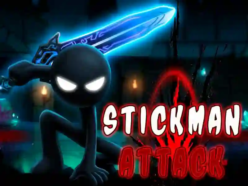 Jwèt Stickman Attack sou entènèt