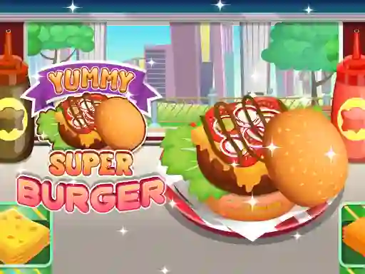 Jwèt Yummy Super Burger sou entènèt