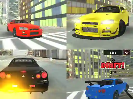 Jwèt Skyline Drift 3d sou entènèt