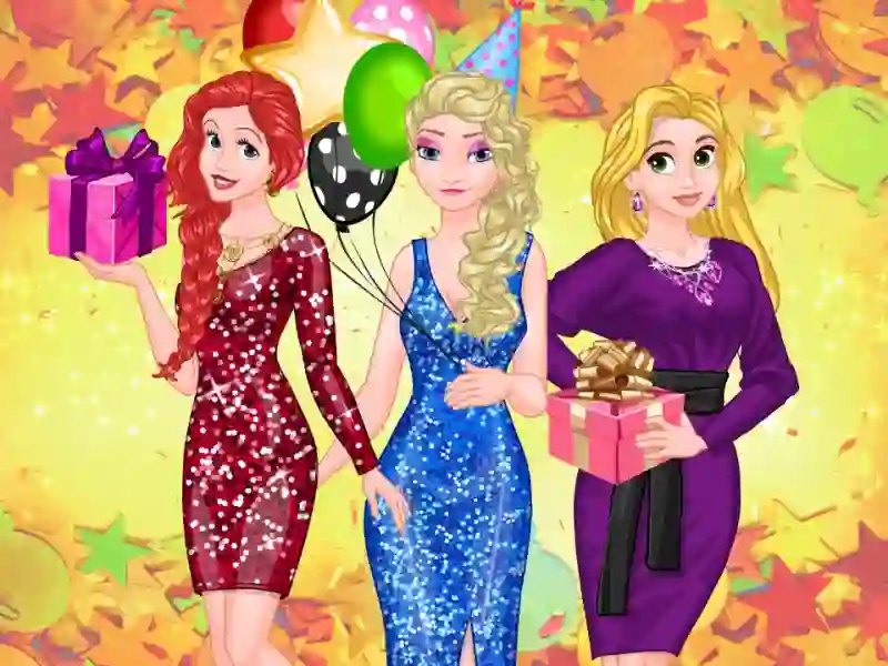 Jwèt Frosty Princess Party Surprise sou entènèt