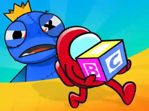 Jwèt Hide And Seek Blue Monster sou entènèt