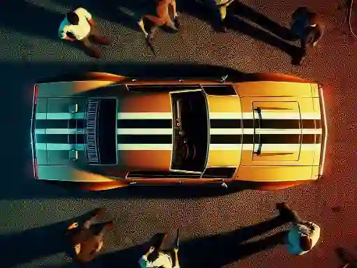 Jwèt GTA Car Rush sou entènèt