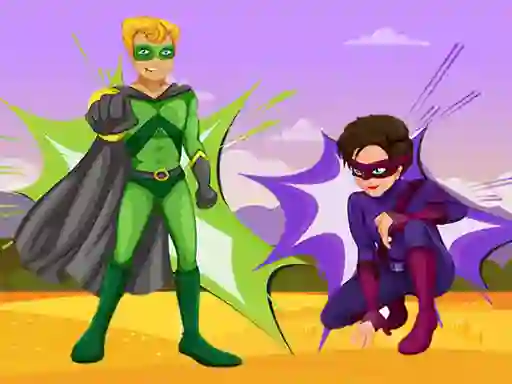 Jwèt Superheroes Jigsaw sou entènèt