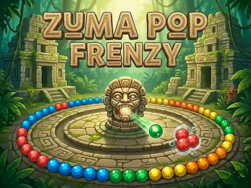 Jwèt Zuma Pop Frenzy sou entènèt