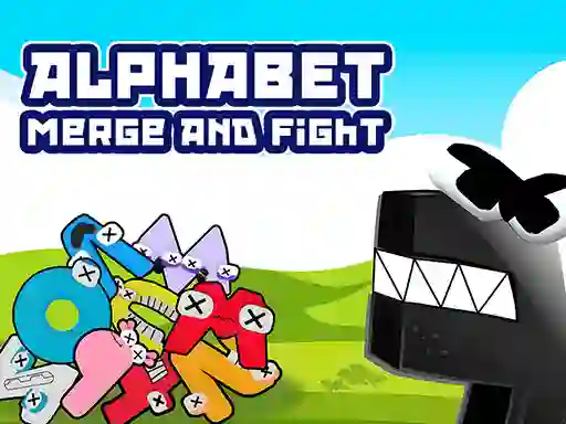 Jwèt Alphabet Merge And Fight sou entènèt