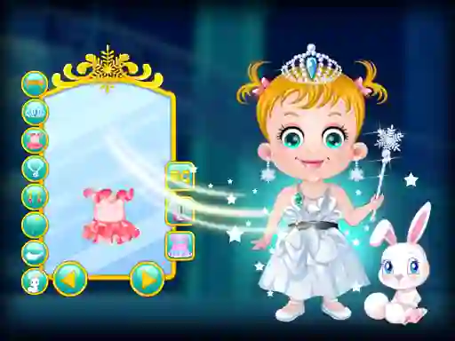 Jwèt Baby Hazel Ice Princess Dressup sou entènèt