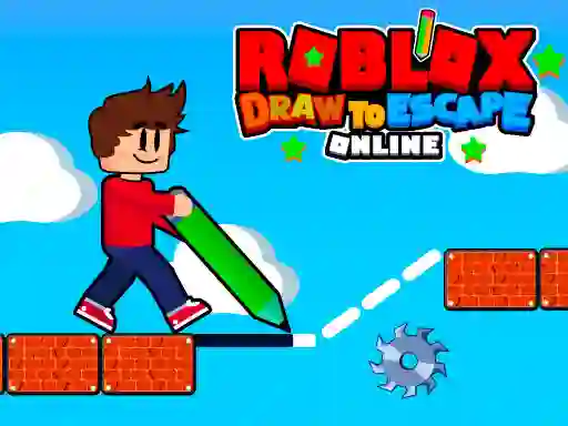 Jwèt Roblox Draw to Escape Online sou entènèt