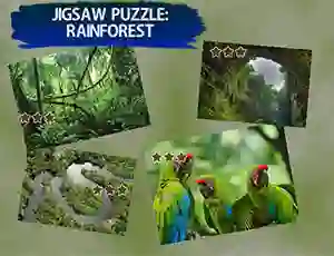 Jwèt Jigsaw Puzzle Rain Forest sou entènèt