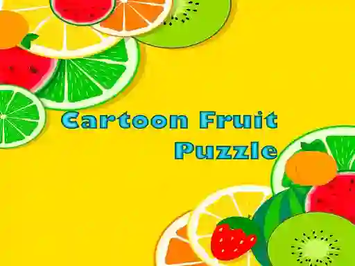 Jwèt Cartoon Fruit Puzzle sou entènèt