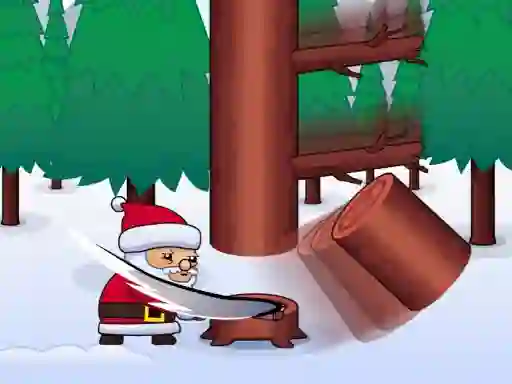 Jwèt Lumberjack Santa sou entènèt
