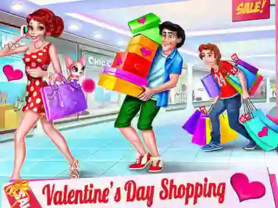 Jwèt Valentine's Day Shopping sou entènèt