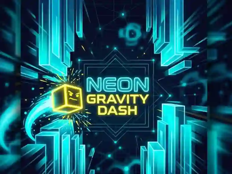 Jwèt Neon Gravity Dash sou entènèt