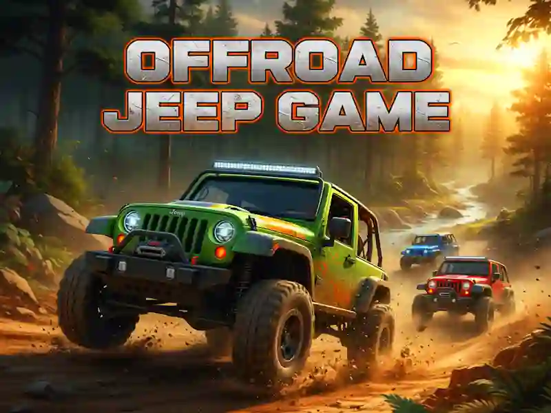 Jwèt Offroad Jeep Game sou entènèt