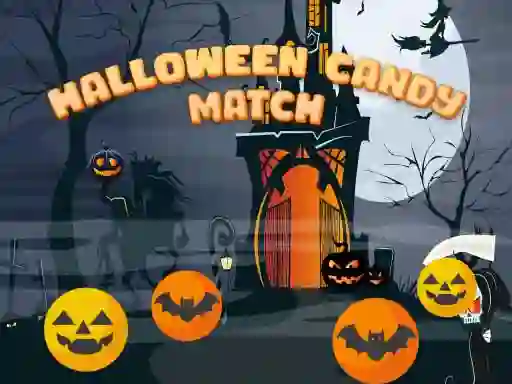 Jwèt Halloween Candy Match sou entènèt