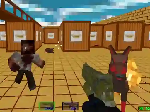 Jwèt Pixel Swat Zombie Survival sou entènèt