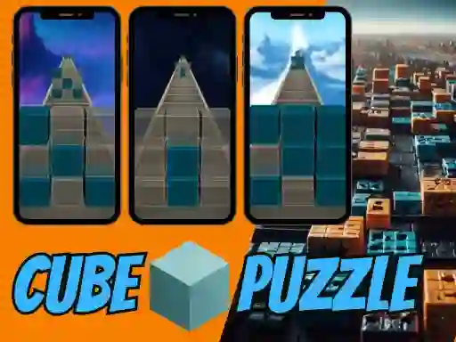 Jwèt Cube Puzzle sou entènèt