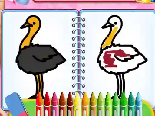Jwèt Coloring Birds Game sou entènèt