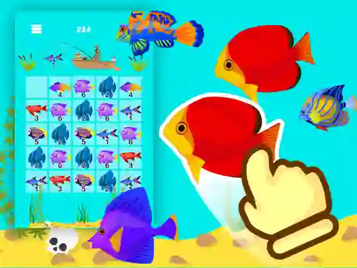 Jwèt Merge Fish sou entènèt