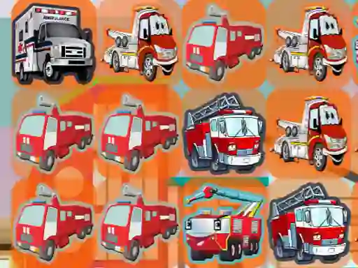 Jwèt Emergency Trucks Match 3 sou entènèt