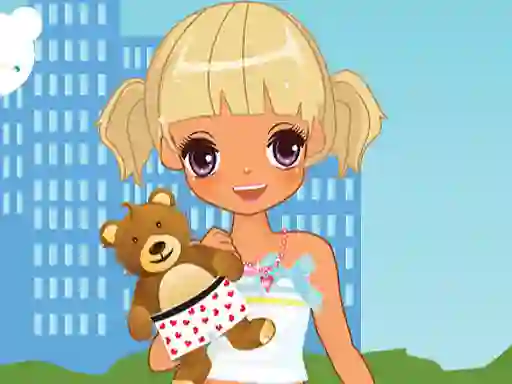 Jwèt Little Girl Dress Up sou entènèt