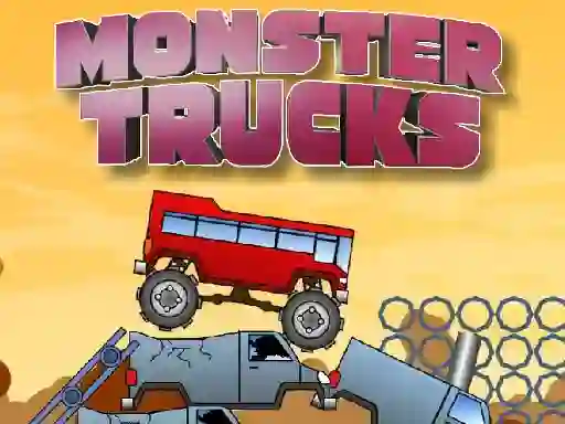 Jwèt Monster Trucks Challenge sou entènèt