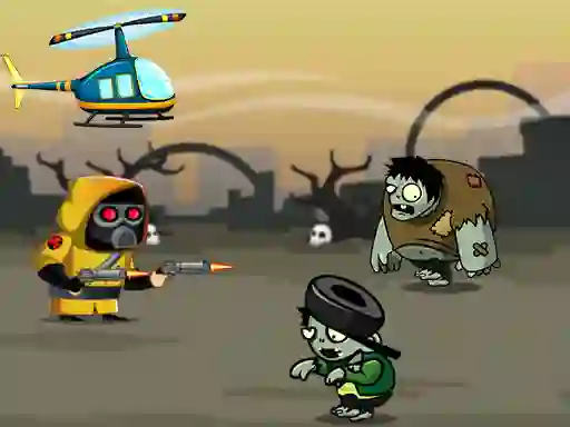 Jwèt Crazy Zombie Hunter sou entènèt
