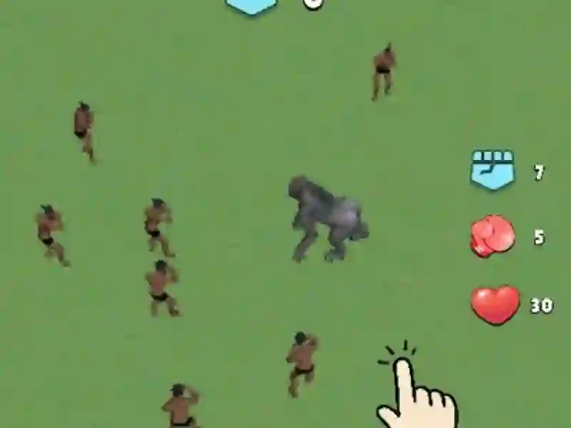 Jwèt Men Vs Gorilla sou entènèt