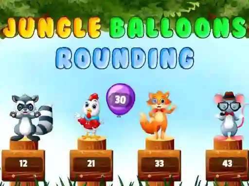 Jwèt Jungle balloons rounding sou entènèt