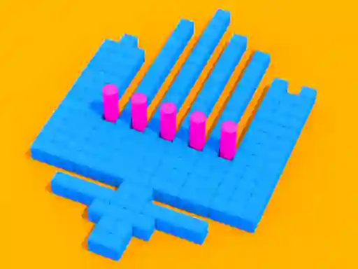 Jwèt Sticky Block sou entènèt